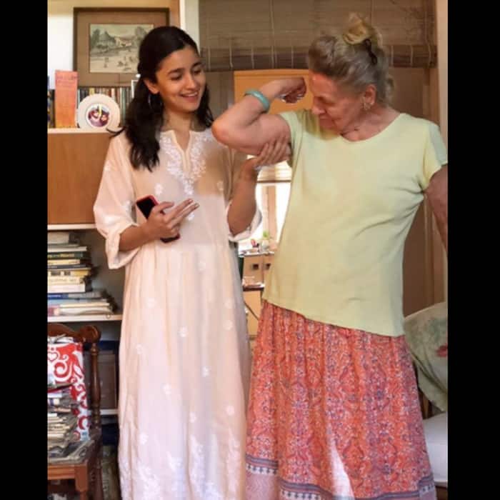 Alia Bhatt spending time with her granny