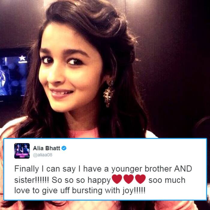 Alia Bhatt tweets for Karan Johar