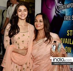Raazi screening: Alia Bhatt color coordinates her screening outfit with mother Soni Razdan