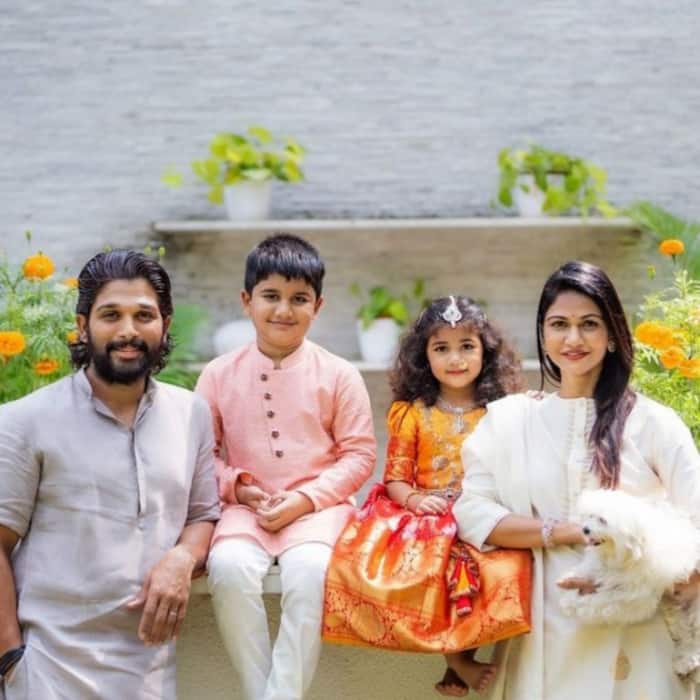 Allu Arjun s Hyderabad home has open spaces   garden and several plants 