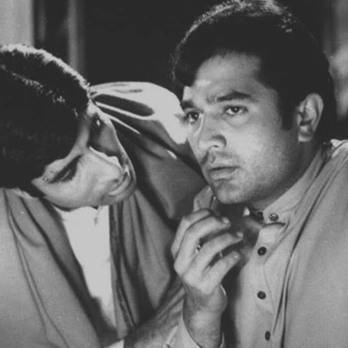 Amitabh Bachchan and Rajesh Khanna in Anand