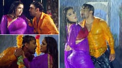 Amrapali Dubay-Nirahua Romance In Rain In 'Tani Chhoo La’ And It’s Too Hot To Handle | See Hot Pics