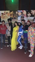 Photos: Janhvi Kapoor Rocks Sridevi's Yellow Saree Look From Chandni at 90s Bollywood-Themed Party