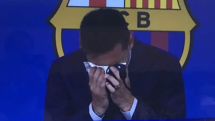Lionel Messi Emotional Farewell at Barcelona Press Conference | See Photos