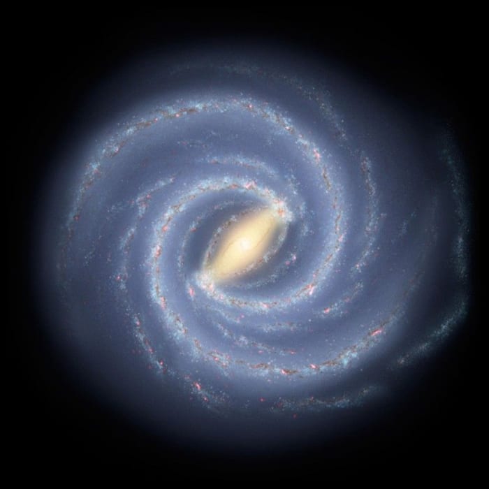 An iconic view of our Milky Way Galaxy