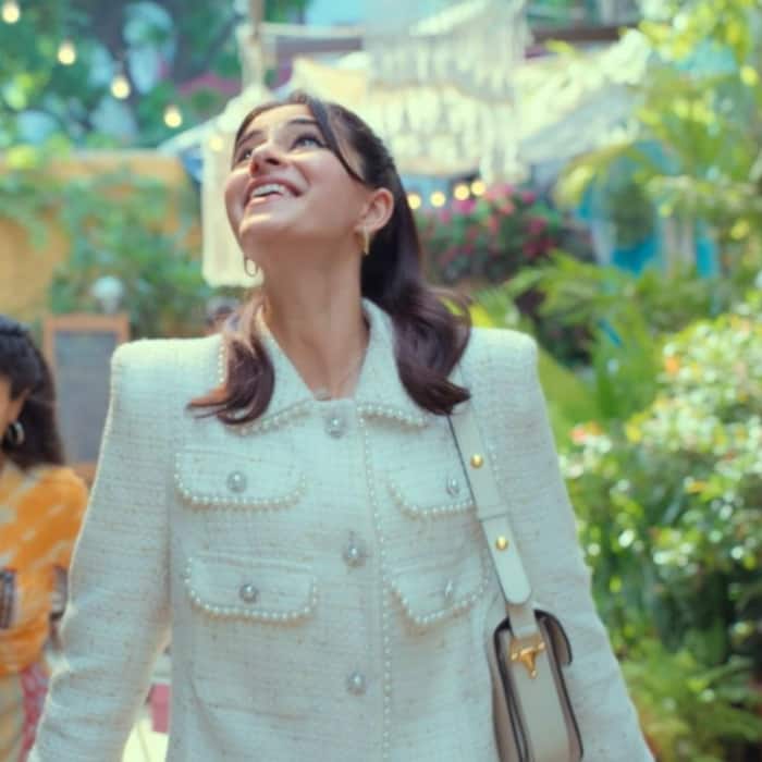 Ananya Panday Brings Vintage Elegance in Pearl Adorned Dress