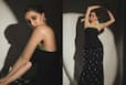 Black is The New Glam For Ananya Panday in Strapless Corset And Pearl Long Skirt- PICS