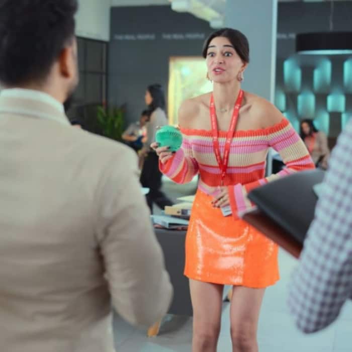 Ananya Panday Serves Looks in Vibrant Top And Mini Skirt
