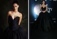 Ananya Panday Brings Vintage Fashion to Red Carpet in Unbelievably Giant Black Taffeta Gown - See Viral Pics