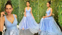Aneri Vajani Looks Exquisite in a Blue Gown | See Pics