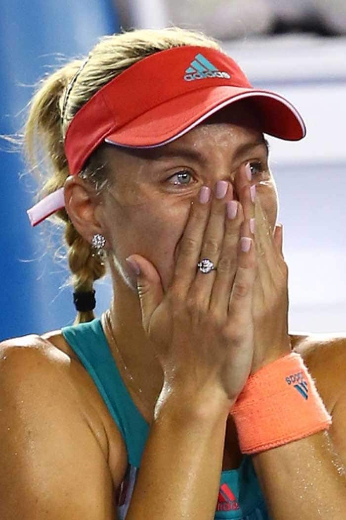 Angelique Kerber clicked after winning Australian Open 2016 title