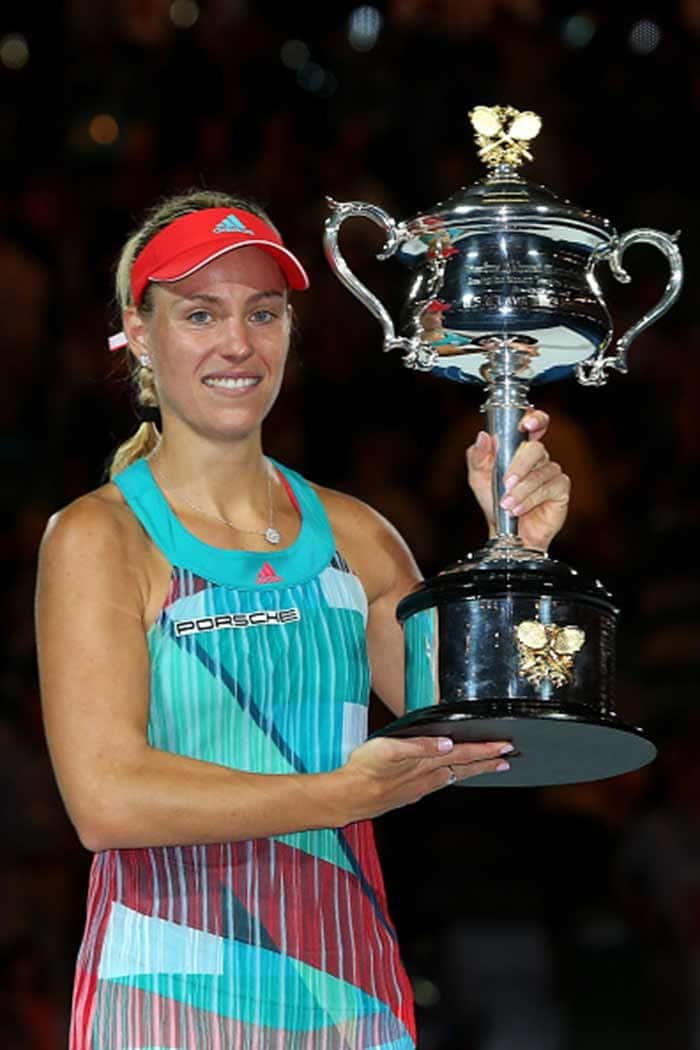 Angelique Kerber clicked during Australian Open 2016