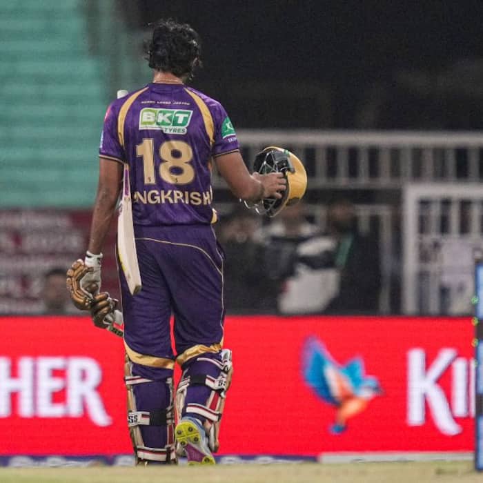 Angkrish Raghuvanshi was out Obstructing the Field vs LSG