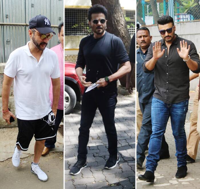 Anil Kapoor, Arjun Kapoor and Sanjay Kapoor
