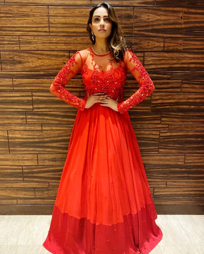 Anita Hassanandani Oozes Oomph in Stunning Red Dress
