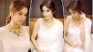 Ankita Lokhande Mesmerises in Hot New Photoshoot, Wears Sindoor With Sheer White Saree And Statement Gold Neckpiece - See Pics