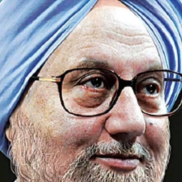 Anupam Kher as Dr  Manmohan Singh