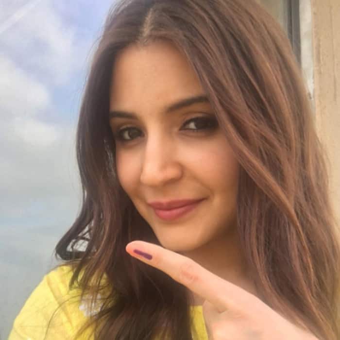 Anushka Sharma shares selfie post casting vote during BMC elections 2017