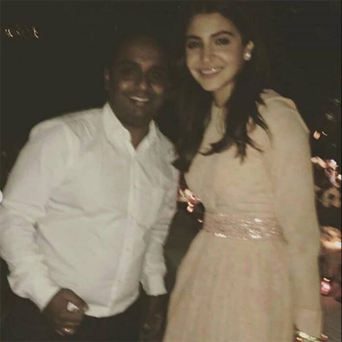 Anushka Sharma snapped at her post wedding party
