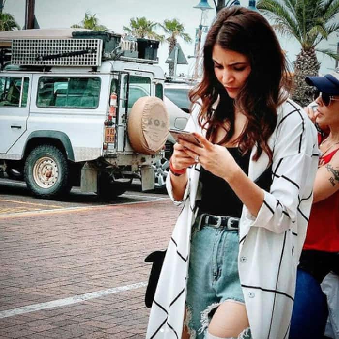 Anushka Sharma snapped in Cape Town
