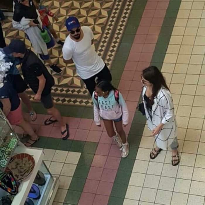 Anushka Sharma with Virat Kohli in Cape Town