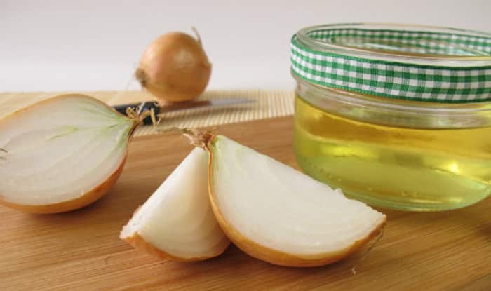 Apply Onion Juice on Scalp