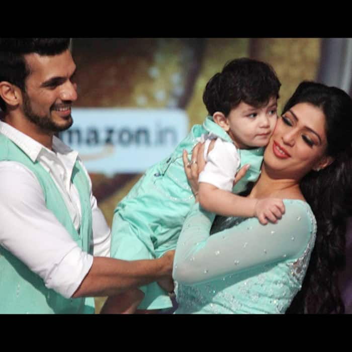 Arjun Bijlani and Neha Swami as contestants of Nach Balliye 8