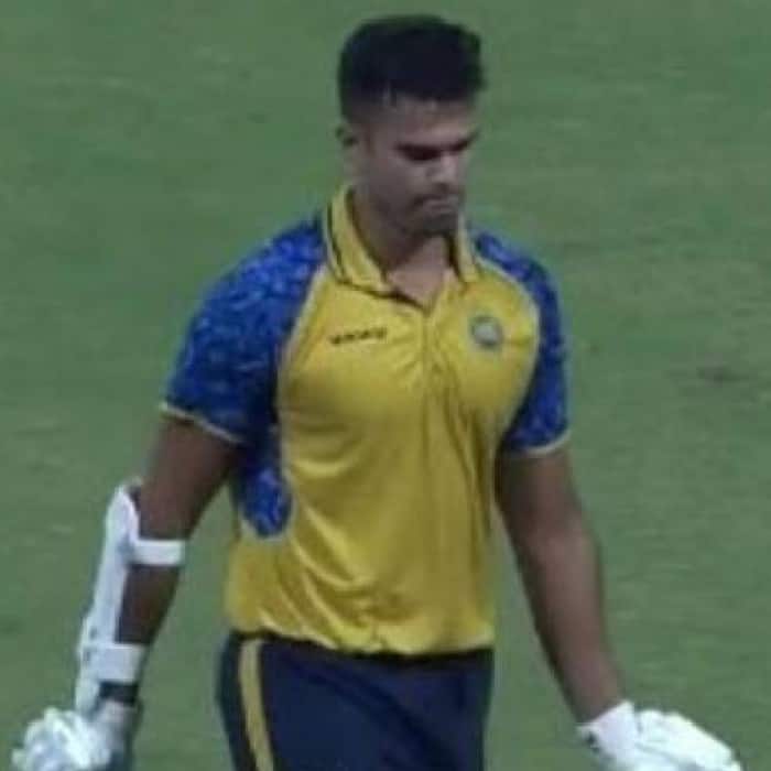 Arjun has amassed 70 runs in the tournament soo far