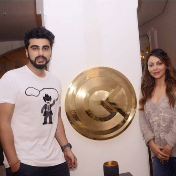 Arjun Kapoor at Gauri Khan’s store