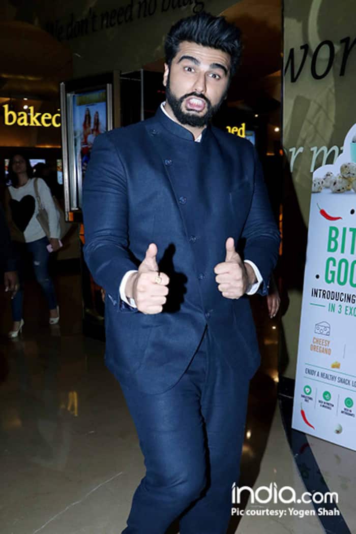 Arjun Kapoor during Mubarakan special screening