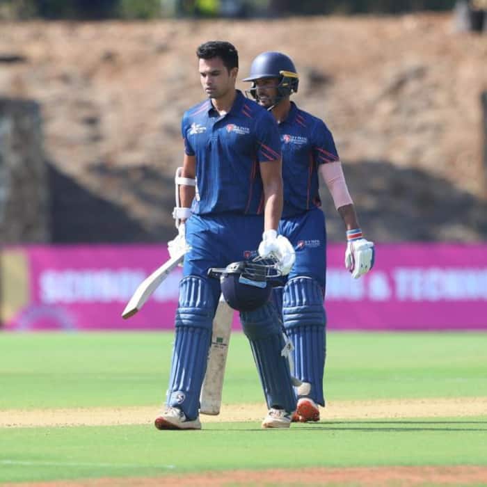Arjun Tendulkar is Vaibhav Suryavanshis teammate in DY Patil Blue team
