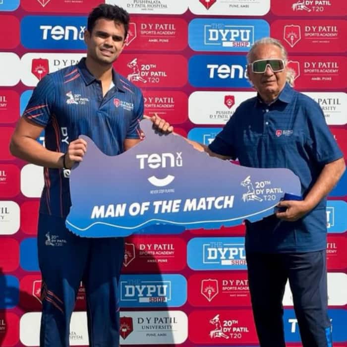 Arjun Tendulkar was Vaibhav Suryavanshi teammate in DY Patil Blue