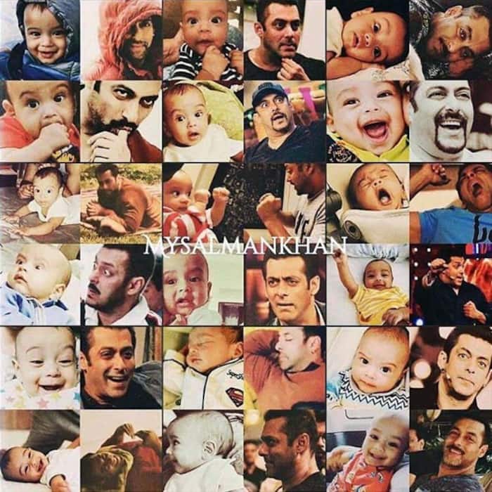 Arpita Khan shares this cute collage on Instagram