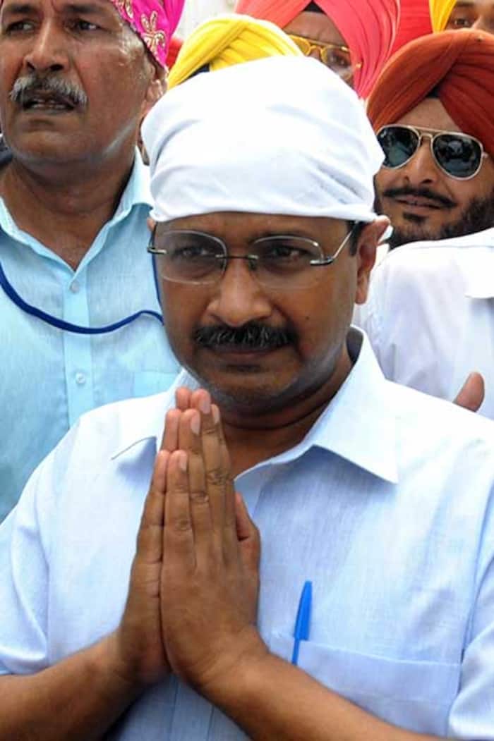 Arvind Kejriwal clicked during his visit to Golden Temple