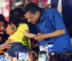 Lok Sabha Polls: AAP Chief Arvind Kejriwal Holds Roadshows In Delhi - IN PICS