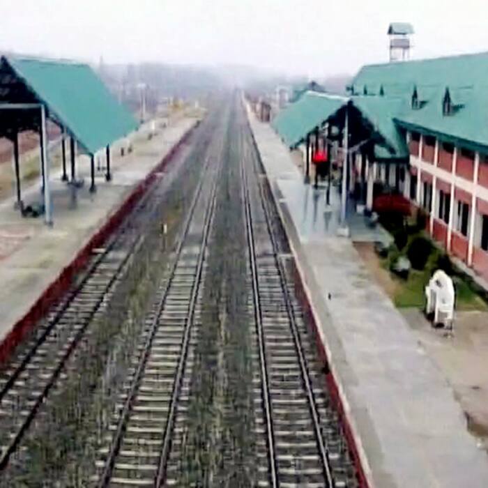 Authorities suspend train services near the Pulwama encounter site