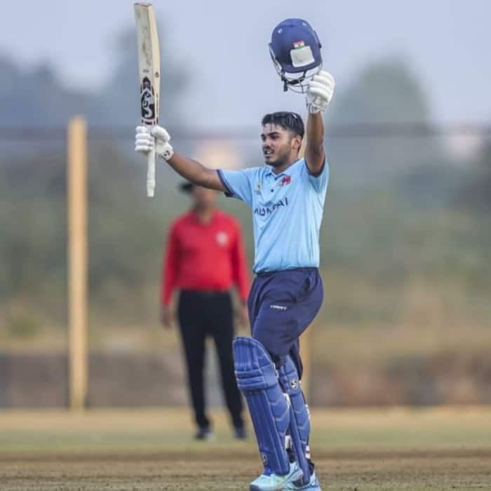 Ayush Mhatre smashed 9 sixes in his century vs Andhra Pradesh
