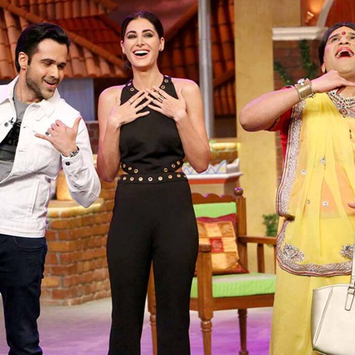 ‘Azhar’ stars in a fun mood on the sets of Comedy Nights Live during ...