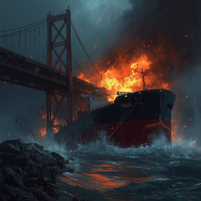 B1 bridge strike