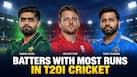 Babar Azam to Jos Buttler to Rohit Sharma: Batters with most runs in history of T20I cricket