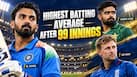 Babar Azam to KL Rahul: Batters with highest average after 99 ODI matches