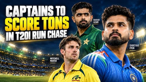 Babar Azam to Shreyas Iyer: Captains to score CENTURIES in T20I run chase