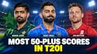 Babar Azam to Virat Kohli to Jos Buttler: Batters with most 50-plus scores in T20I cricket