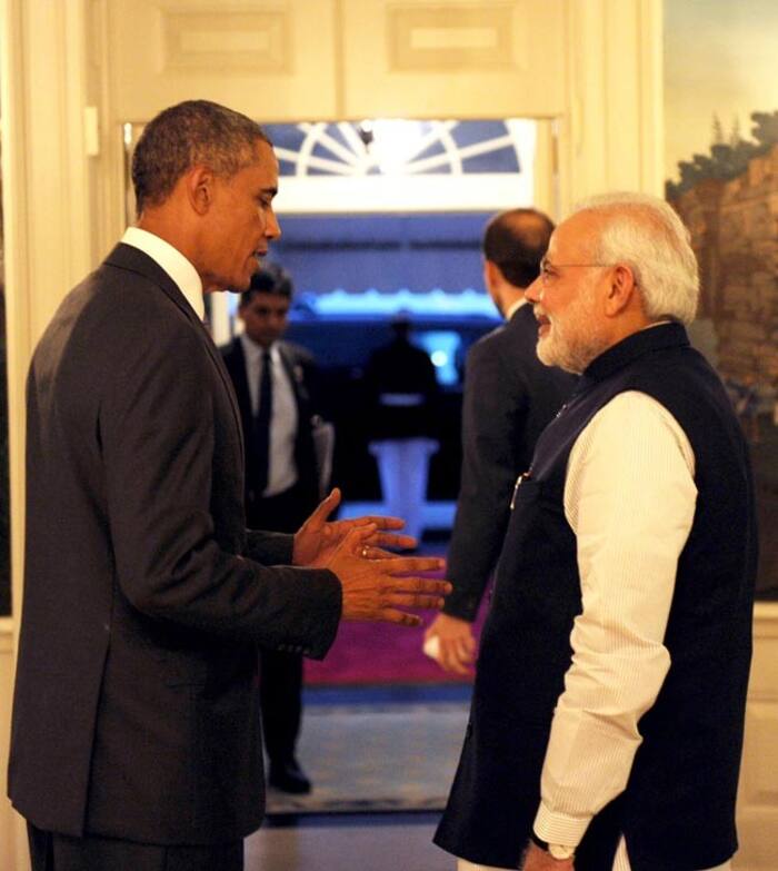 Narendra Modi in United States: PM meets United States president Barack ...