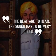 10 patriotically inspirational quotes by freedom fighter Bhagat Singh