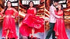 Bharti Singh is a stunner! Flaunts her jawline in a red dress on the stage of Dance Deewane 3 - PICS