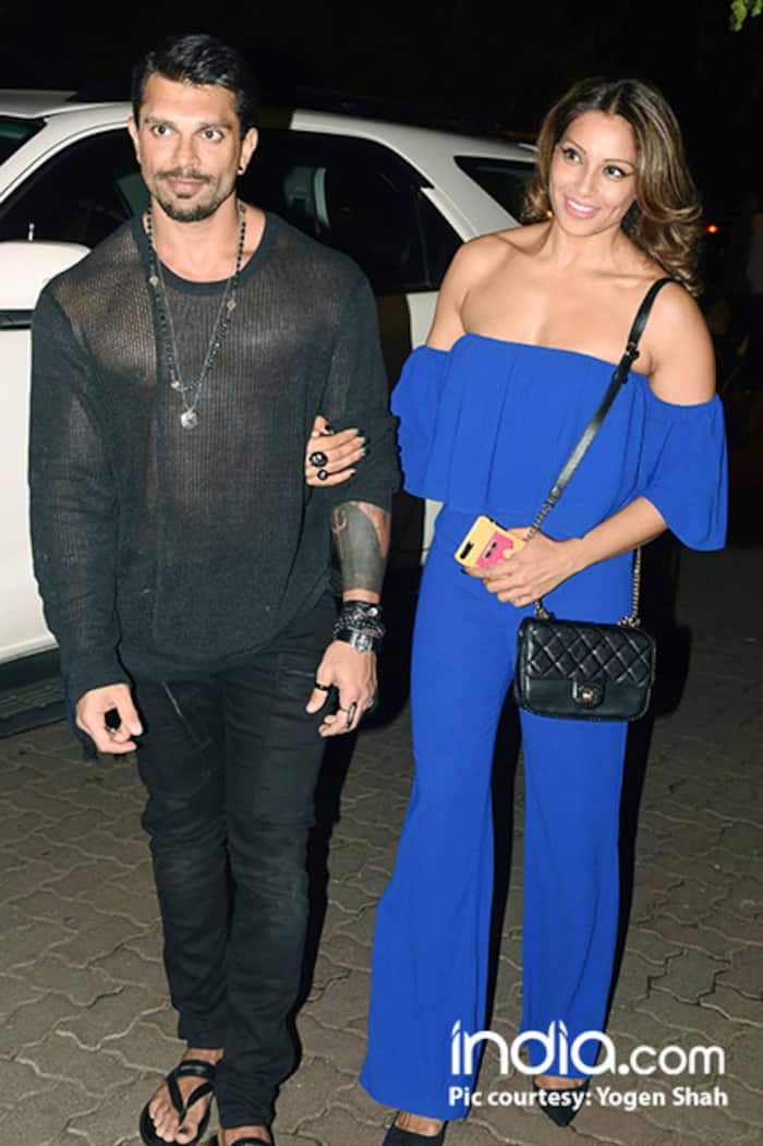 Bipasha Basu with husband Karan Singh Grover at Rohini Iyer   s birthday bash