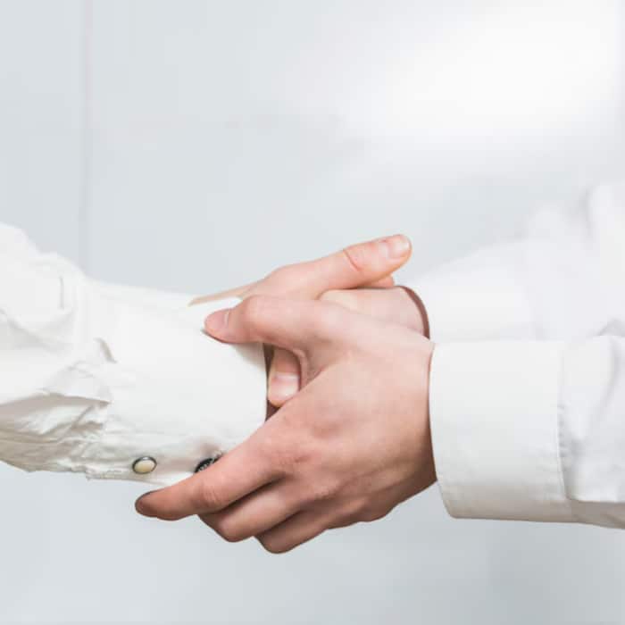 Blood pressure is linked with hands gesture
