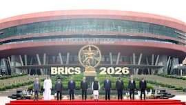 BRICS Summit 2026: PM Modi meets Xi Jinping; Hand holding images with Chinese, Russian Presidents goes viral | Photos
