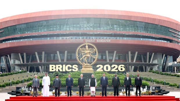 BRICS Summit 2026: PM Modi meets Xi Jinping; Hand holding images with Chinese, Russian Presidents goes viral | Photos